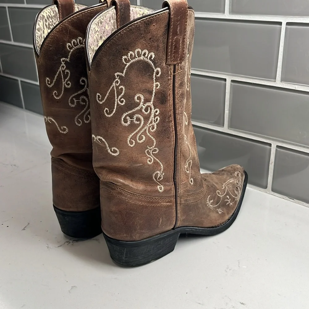 Smoky Mountain Girls Jolene Snip Toe Boots‎ Size 4.5 R